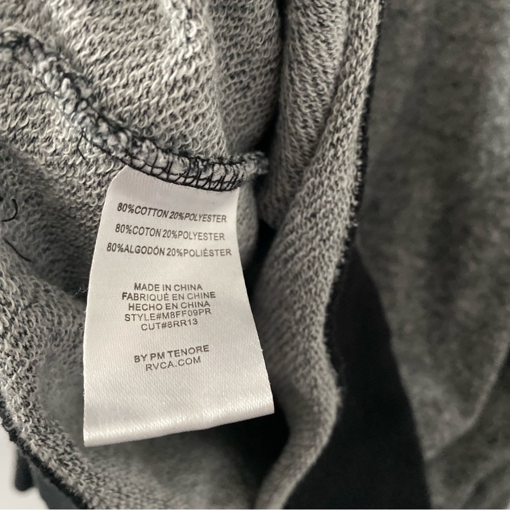 Rvca Pm Tenore Color Block Crewneck Sweatshirt - image 5